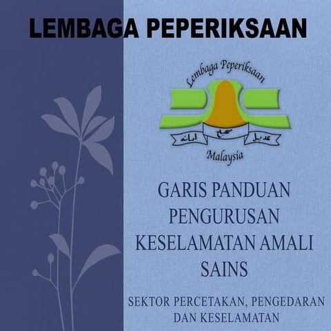 Garis panduan pengurusan keselamatan pbas 2015