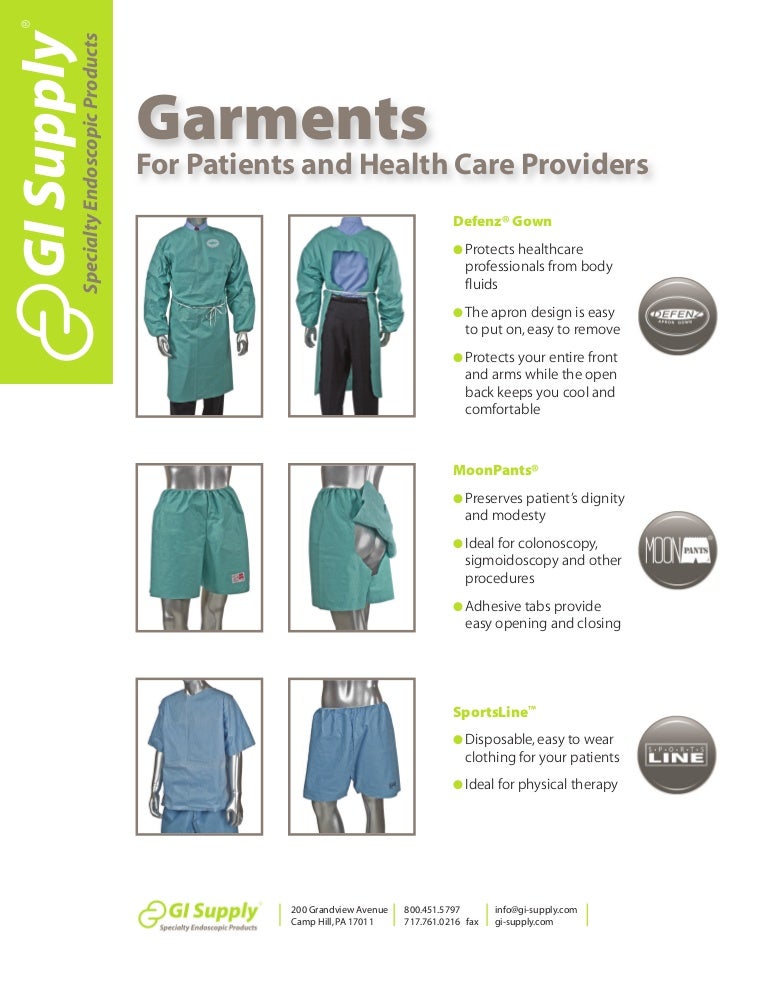 Garments for Healthcare Providers and Patients