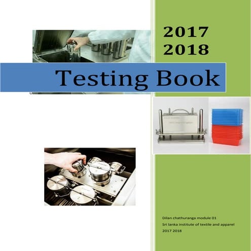 Garment testing book | PDF | Needlework | Arts and Crafts