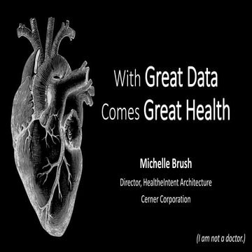 With Great Data Comes Great Health