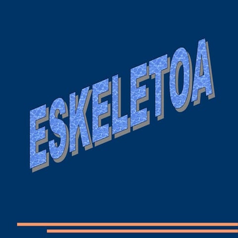 Garoa morales eskeletoa