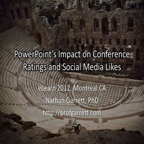 PowerPoint’s Impact on Conference Ratings and Social Media Likes 