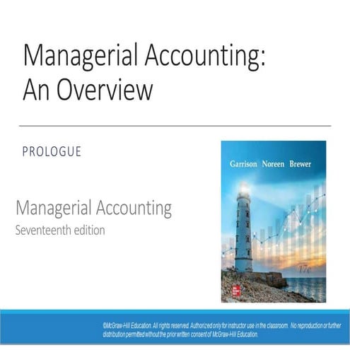 Managerial Accounting 17th Edition Garrison Noreen Brewer Slide Prologue