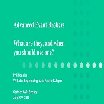 Advanced Event Broker: what are they, and when should you use one?