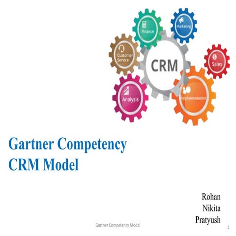 Gartner Competency CRM Model
