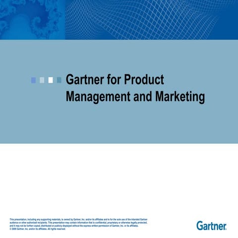 Gartner For Product Management And Marketing