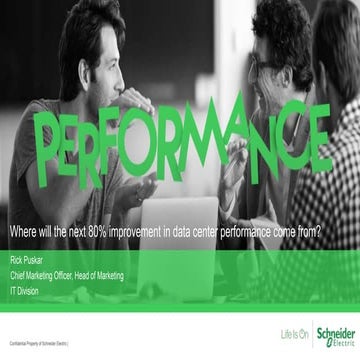 Where will the next 80% improvement in data center performance come from?