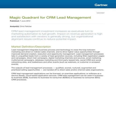 FREO case study - implementing marketing automation | PDF