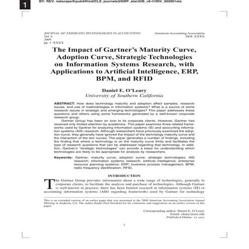 Gartner maturity and adoption 1