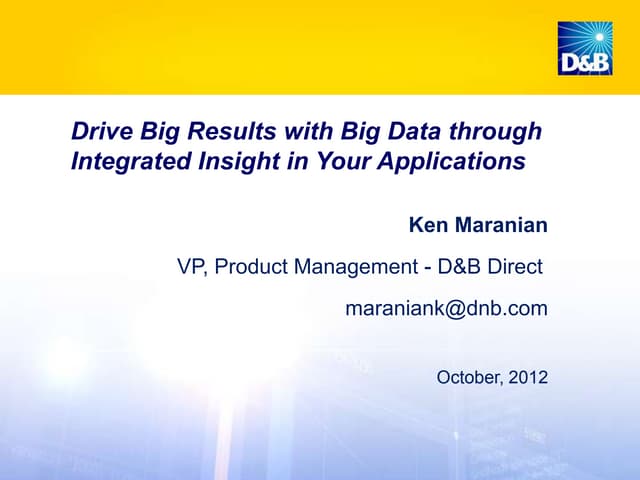 Gartner Session Final Prez October 2012