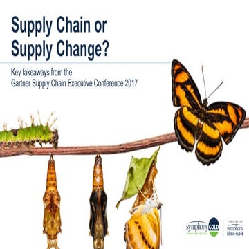Supply Chain or Supply Change ?