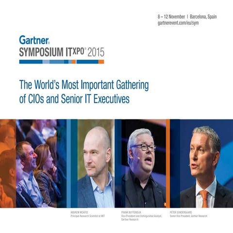 Gartner Symposium 2015 - Brochure