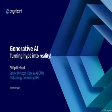 Gartner Talk on AI Transformation & Innovation