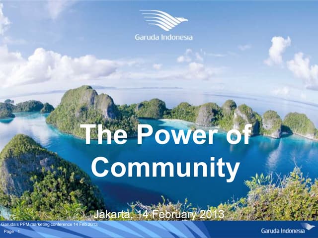 The Power of Community