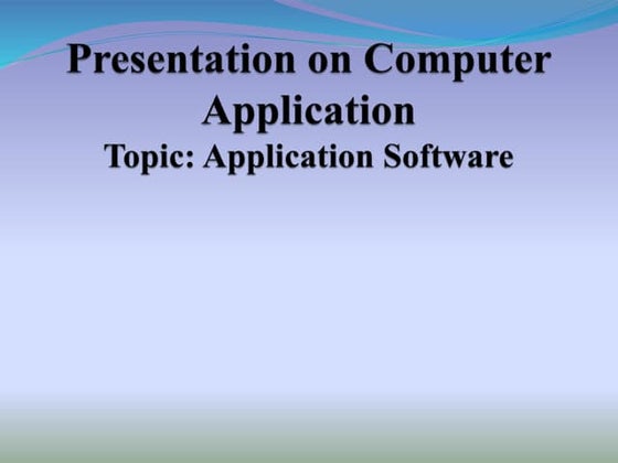 Computer Basics 101 Slide Show Presentation | PPT