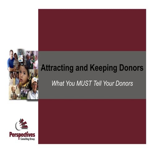 Gary Goscenski Attracting And Keeping Donors