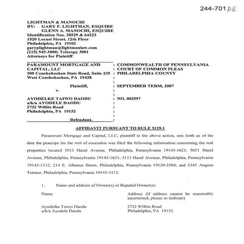 Gary p. lightman pm&c