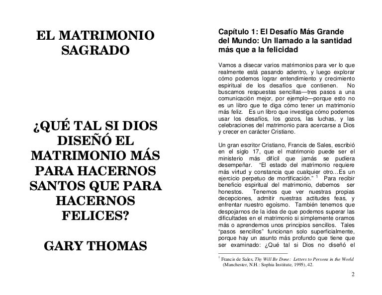 Matrimonio Sagrado