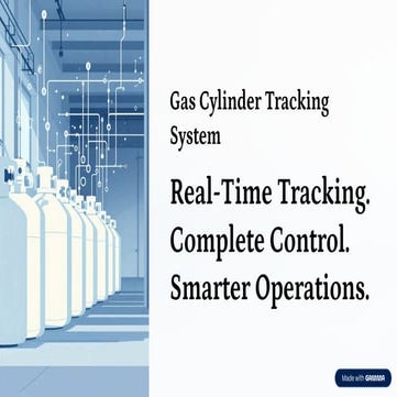 Advanced Gas Cylinder Tracking System for Complete Inventory Accuracy
