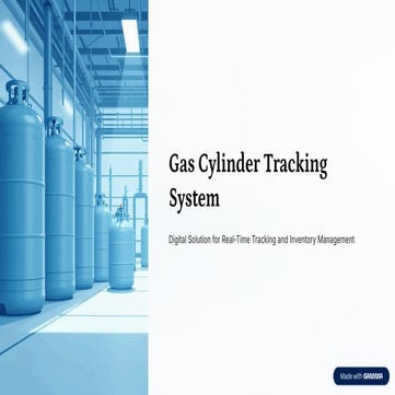 Next-Generation Gas Cylinder Tracking System for Reliable Inventory and Lifecycle Control