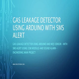 Gas Leakage Detector using Arduino ...