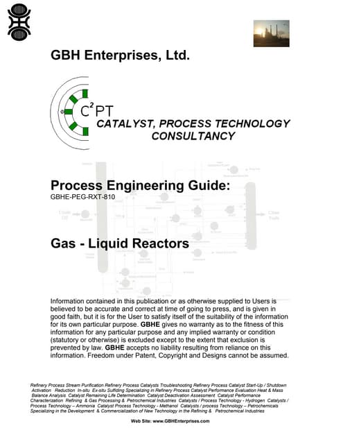 Gas - Liquid Reactors