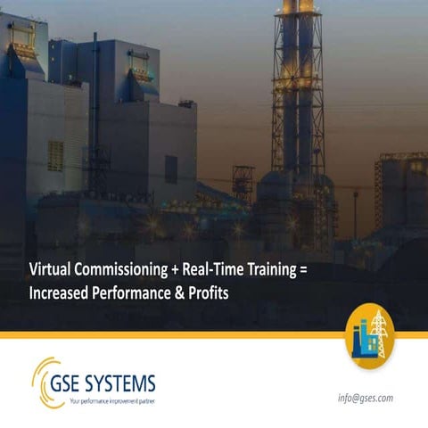 Virtual Commissioning and Real-Time Training for Increasing Performance