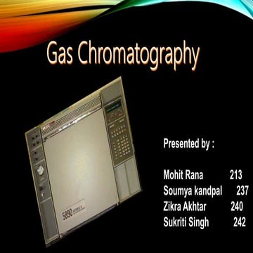 Gas chromatography
