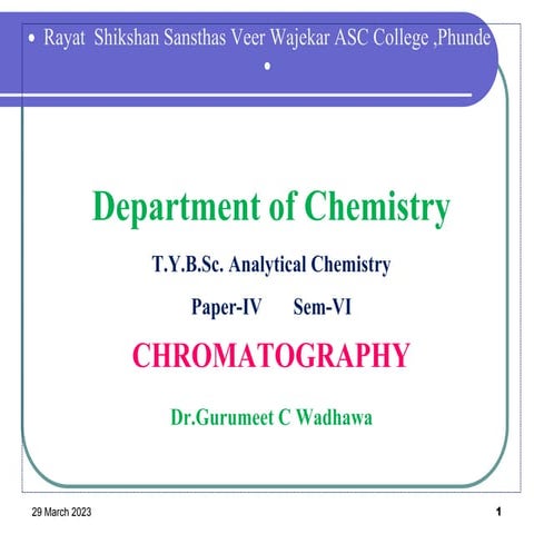 Gas Chromatography PPT GCW.pptx