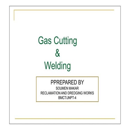 Gas cutting  welding1