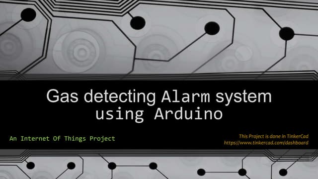 Gas Detection Alarm system using Arduino