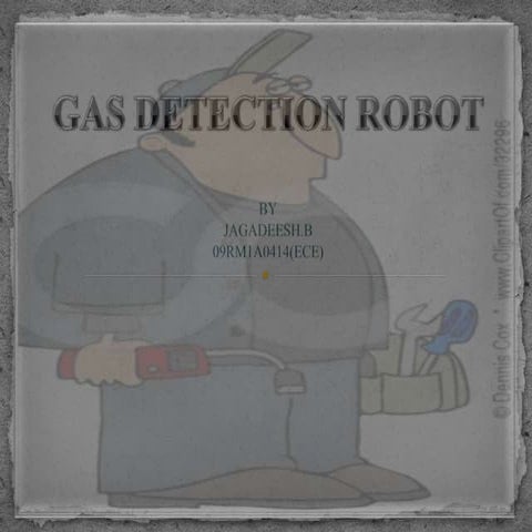 Gas detection robot ppt