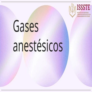 Anestesicos inhalables | PPTX