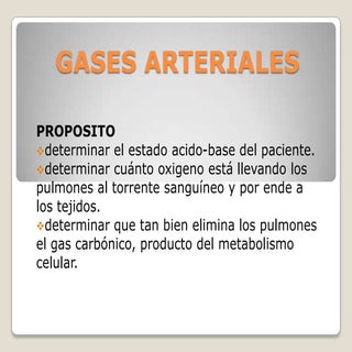 Gases arteriales