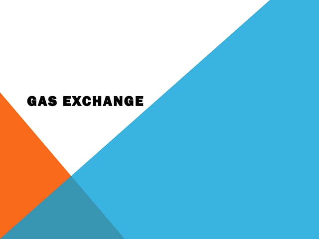 Gas exchange