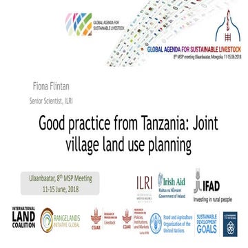 Good practice from Tanzania: Joint village land use planning
