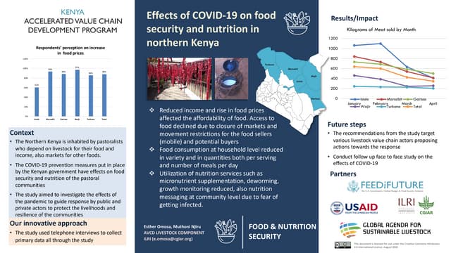Effects of COVID-19 on food security and nutrition in northern Kenya