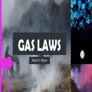 Basic Chemistry: Gas law