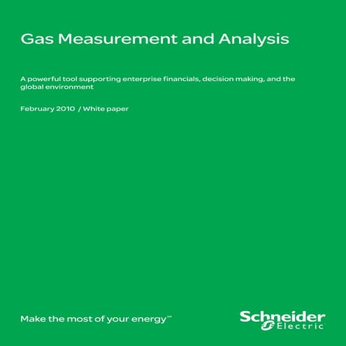 [Oil & Gas White Paper] Gas Measurement and Analysis to Support Financials