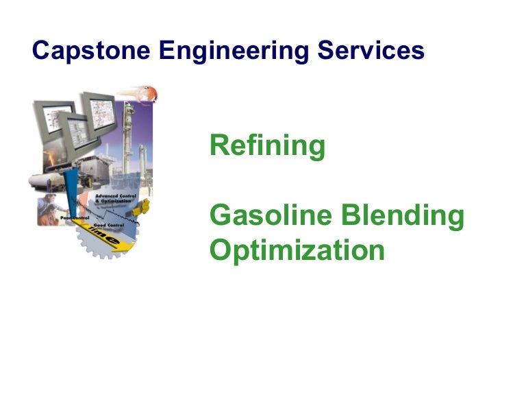 Gasoline blending