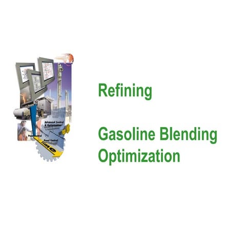 Gasoline blending