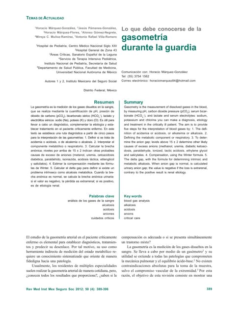 Gasometria