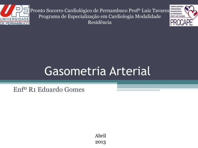 Gasometria arterial