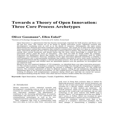 Open Innovation | PDF