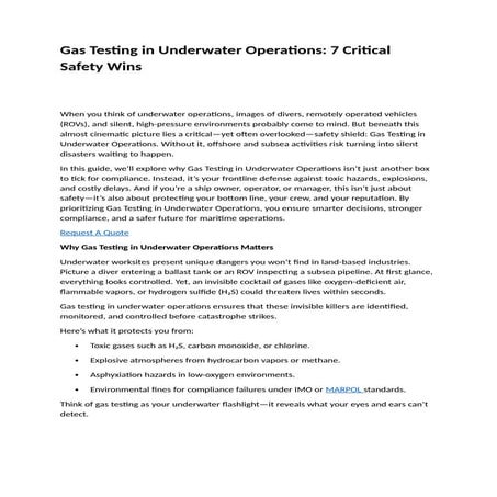 Gas Testing in Underwater Operations - Marine Super cargo.docx