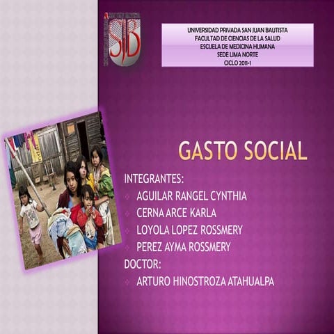Gasto social diapos
