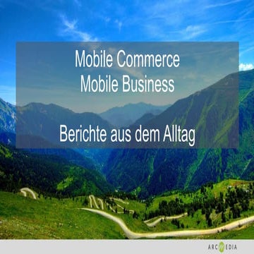 Gastreferat Bachelor Mobile Systems: Exkurs Mobile Commerce
