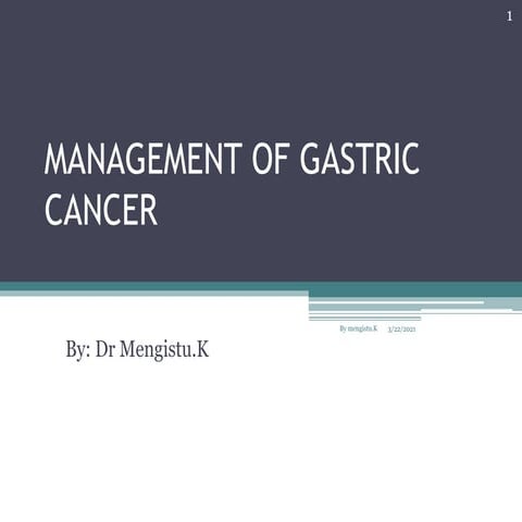 Gastric ca | PPTX