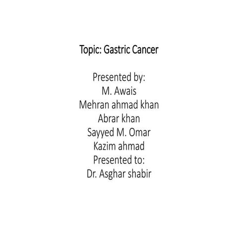 gastriccancer