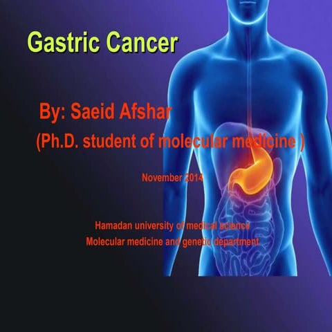 Gastric cancer physio